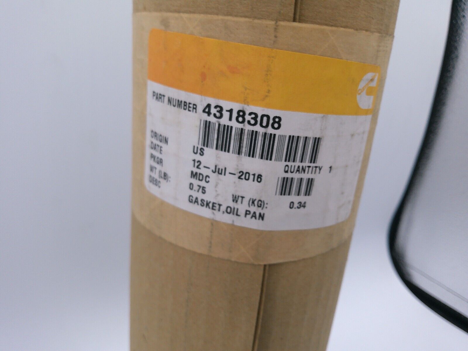 Cummins 4318308 Oil Pan Gasket - Genuine OEM Part - Brand New Sealed | CS10-E-T