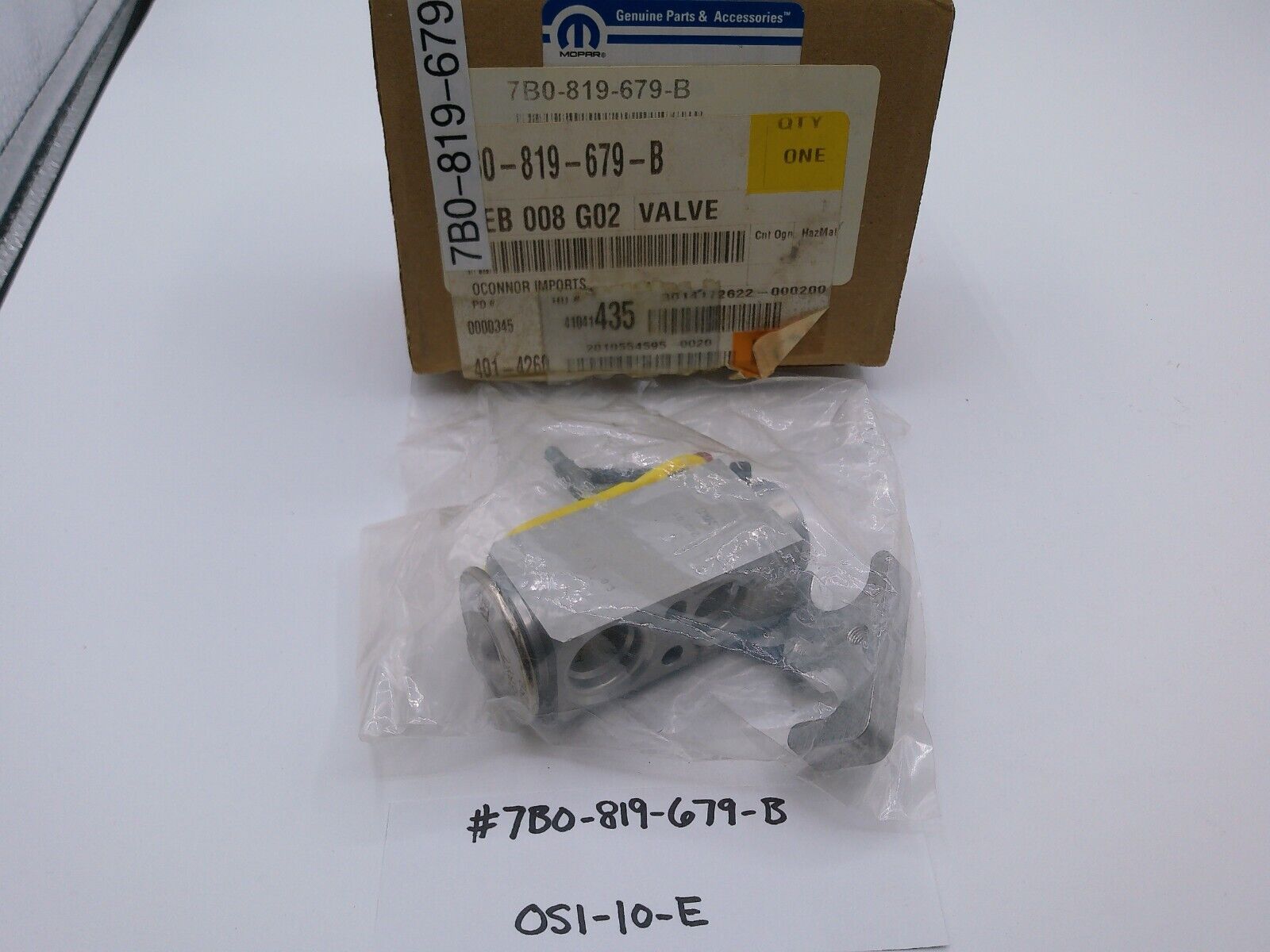 Oem VW A/C Expansion Valve 7B0-819-679-B | OS1-10-E