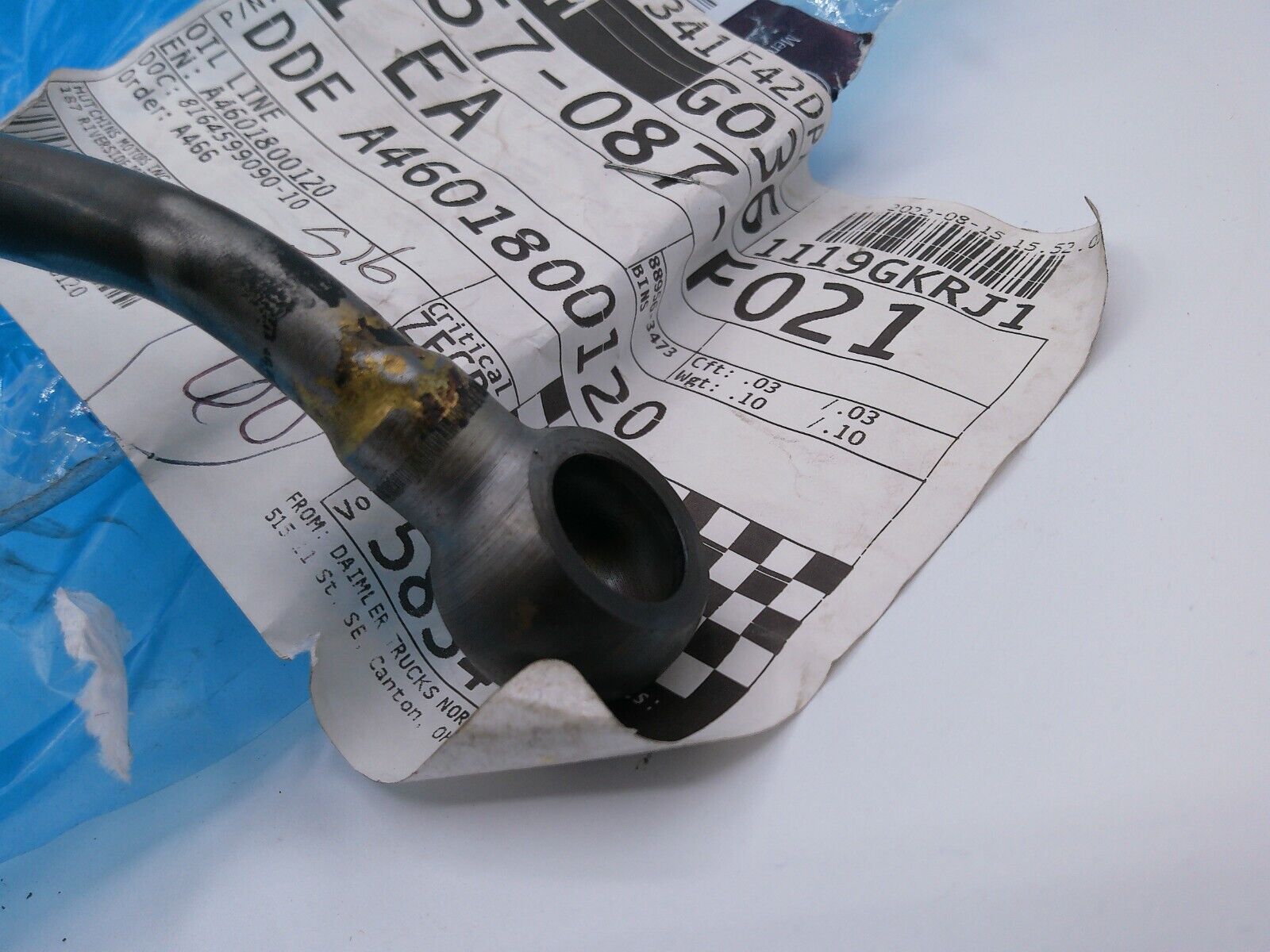 Genuine OEM DETROIT DIESEL OIL LINE DDE-A4601800120 | OS2-09