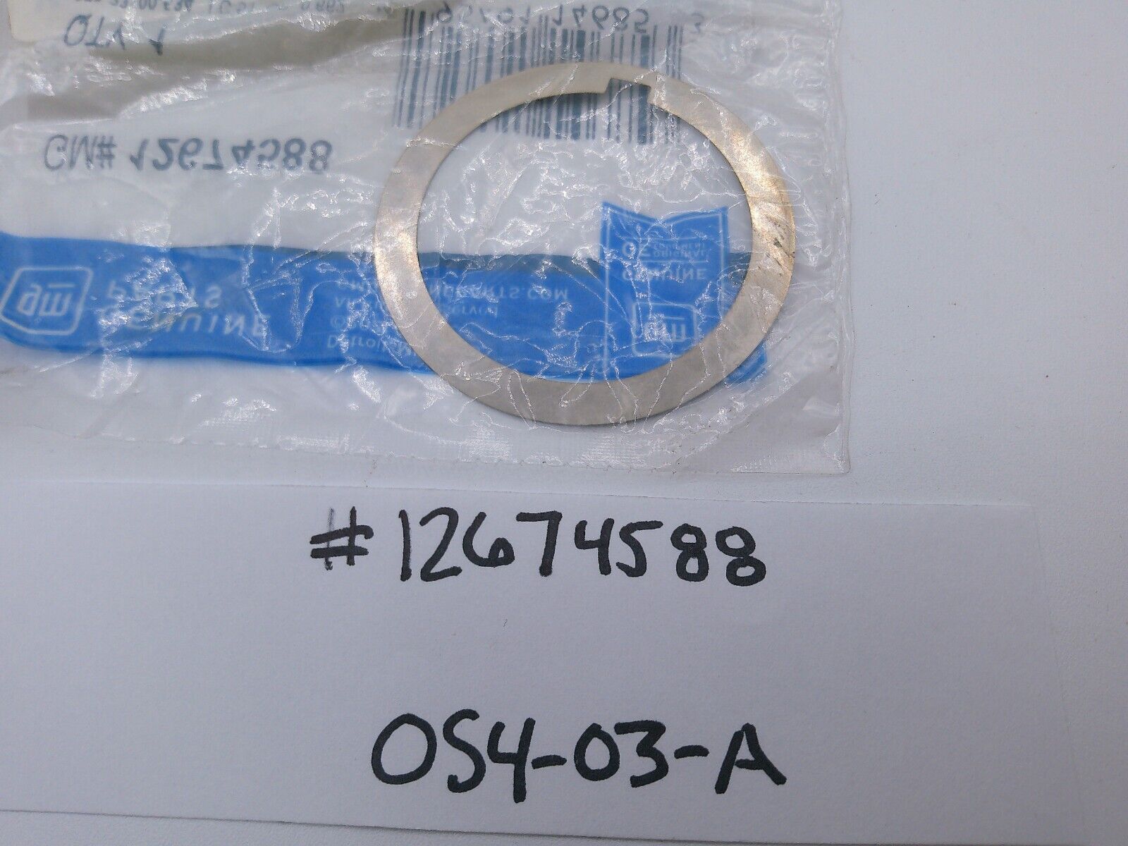 Genuine OEM GM Balancer Washer 12674588 | OS4-03-A