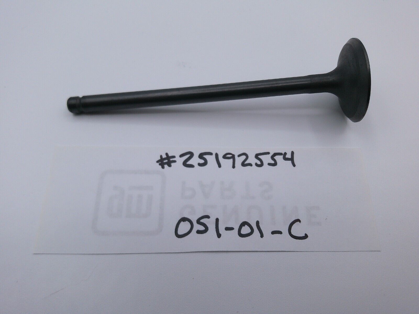 Genuine OEM GM Chevrolet Engine Intake Valve 25192554 | OS1-01-C