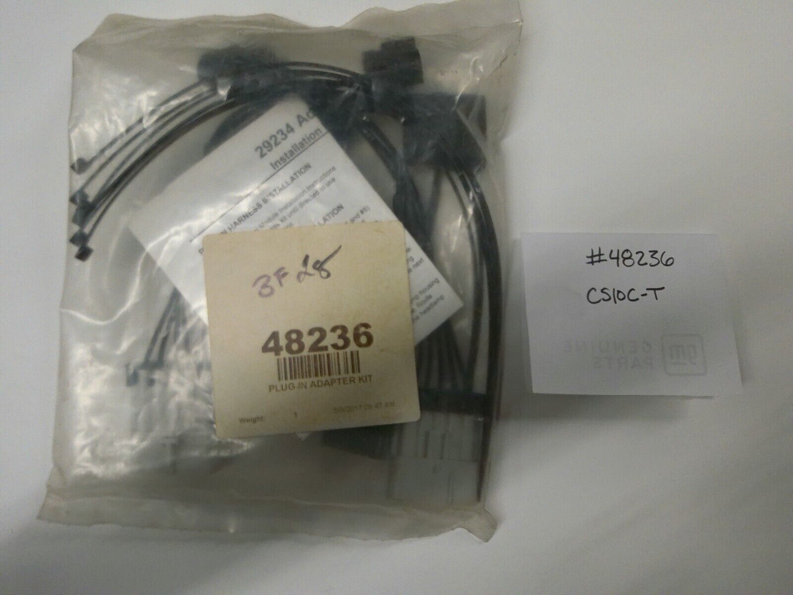 Genuine Fisher 48236 - Plug-In Adapter Kit Harness | CS10C-T