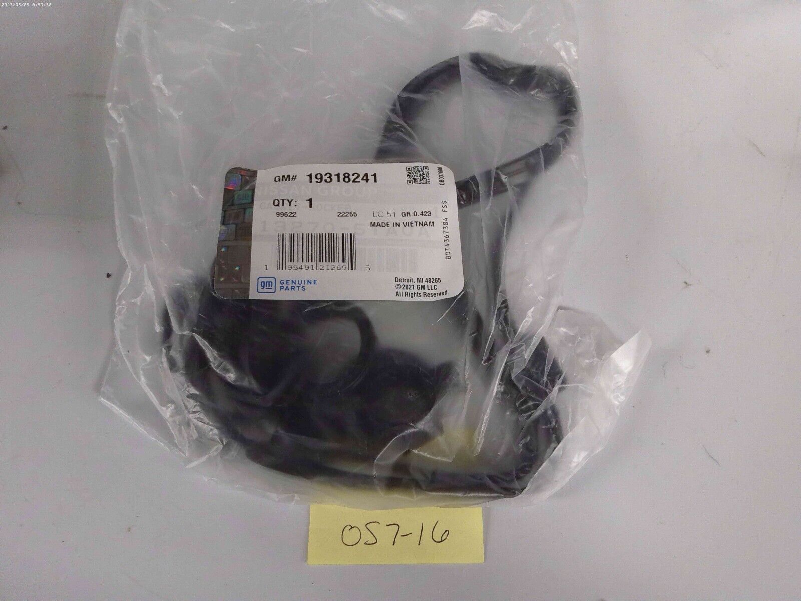 19318241 GM Genuine OEM Valve Cover Gasket | OS7-16