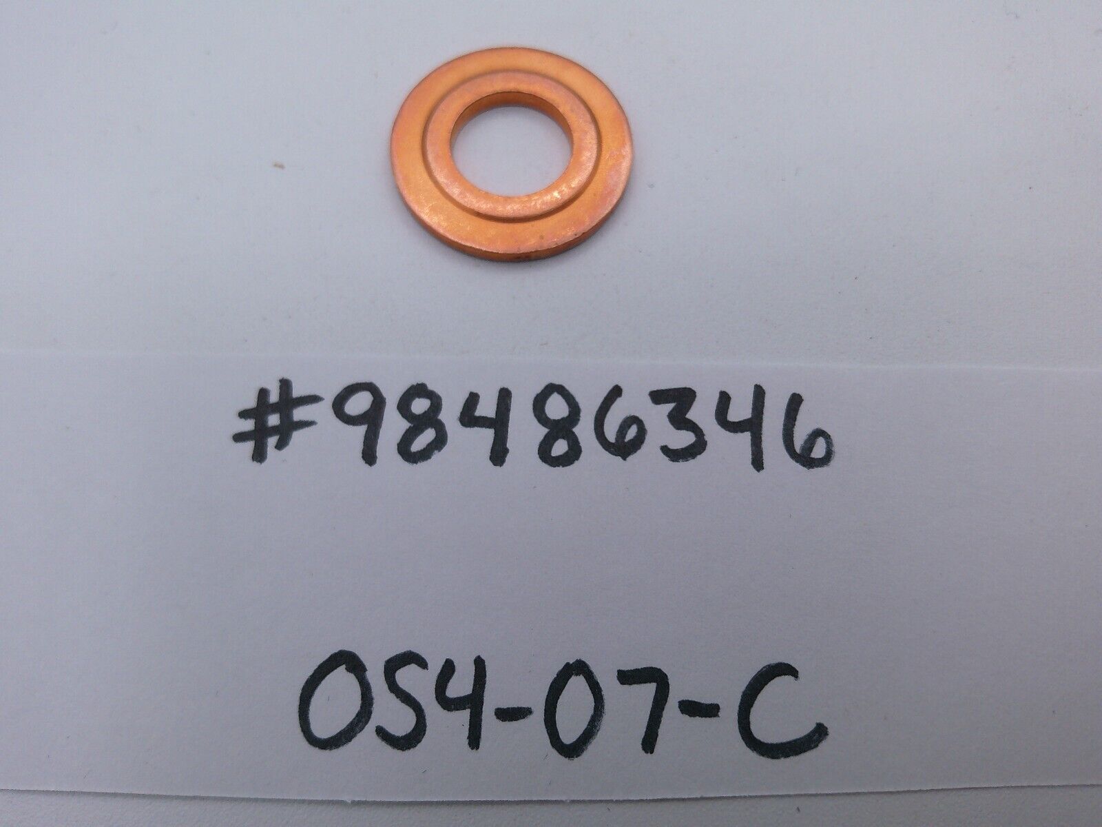 Genuine OEM GM Fuel Injector Seal 98486346 | OS4-07-C
