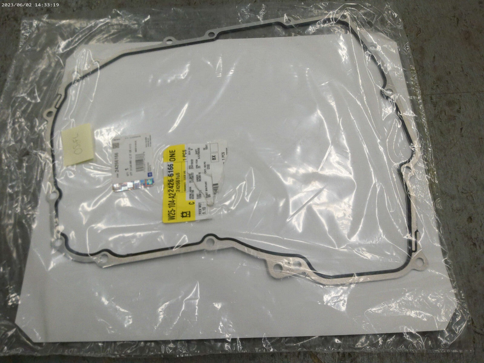 OEM GM Automatic Transmission Torque Converter Housing Gasket 24266166 | OS-FL