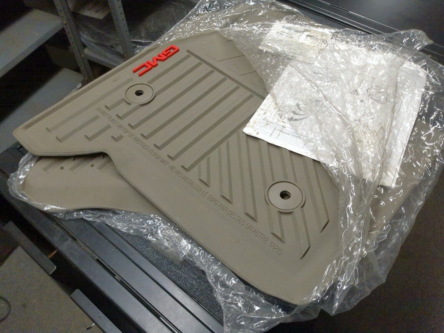OEM GM '14-'18 GMC Sierra 23452762 All Weather Dune Front Mats Set | CS12-E