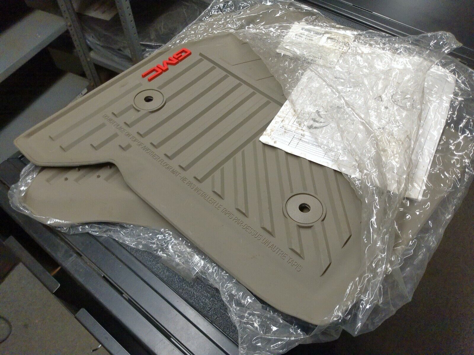OEM GM '14-'18 GMC Sierra 23452762 All Weather Dune Front Mats Set | CS12-E