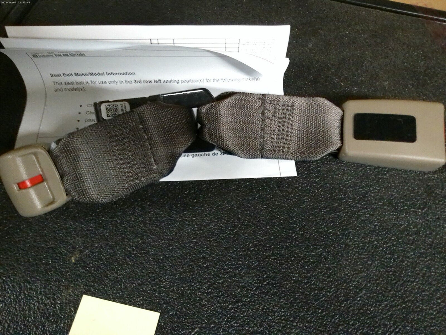 GM Genuine Parts 84600038 Seat Belt Receptacle | CS10-D