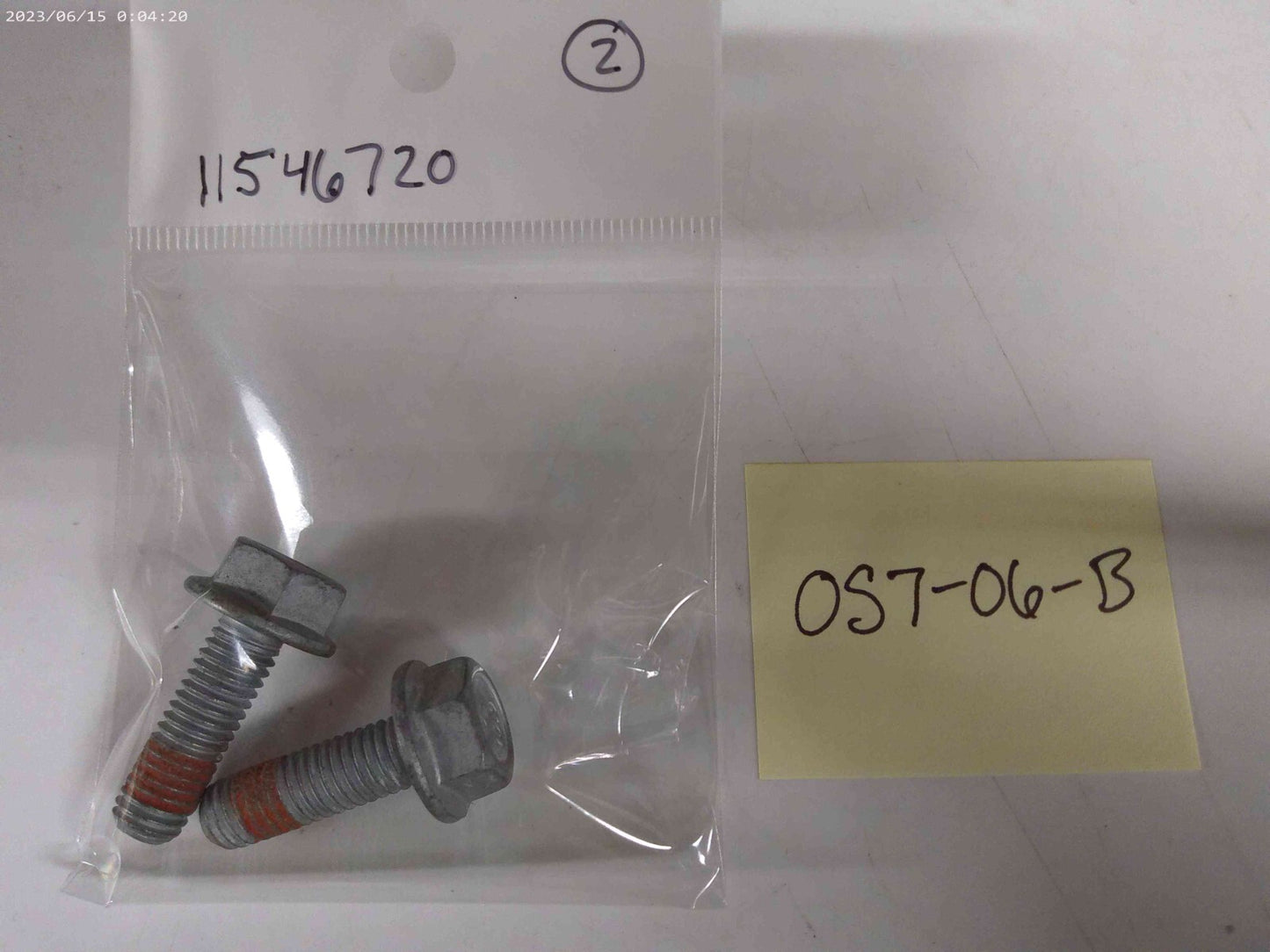 Genuine OEM GM 11546720 M8x1.25x25 Multi-Purpose Bolt Qty. (2) | OS7-06-B