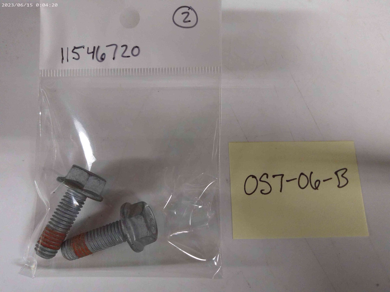 Genuine OEM GM 11546720 M8x1.25x25 Multi-Purpose Bolt Qty. (2) | OS7-06-B