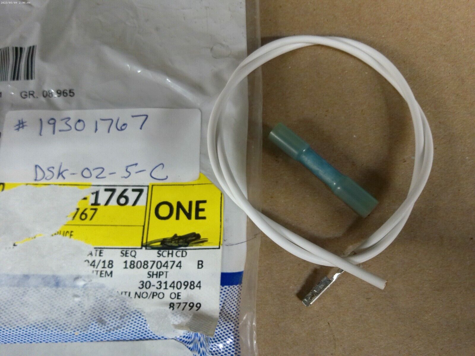 Genuine OEM GM Splice Wire 19301767 | DSK-02-5-C