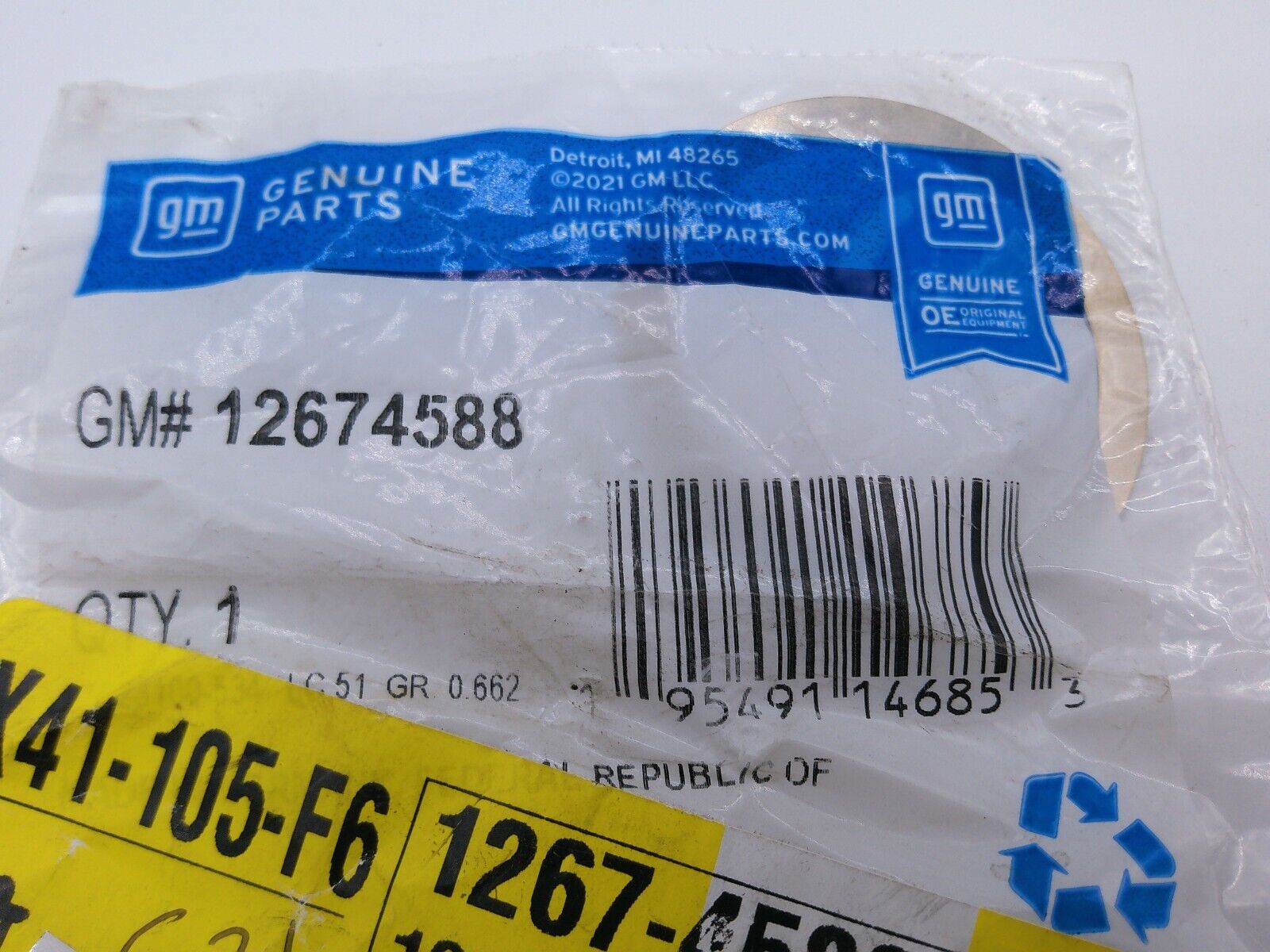 Genuine OEM GM Balancer Washer 12674588 | OS4-03-A