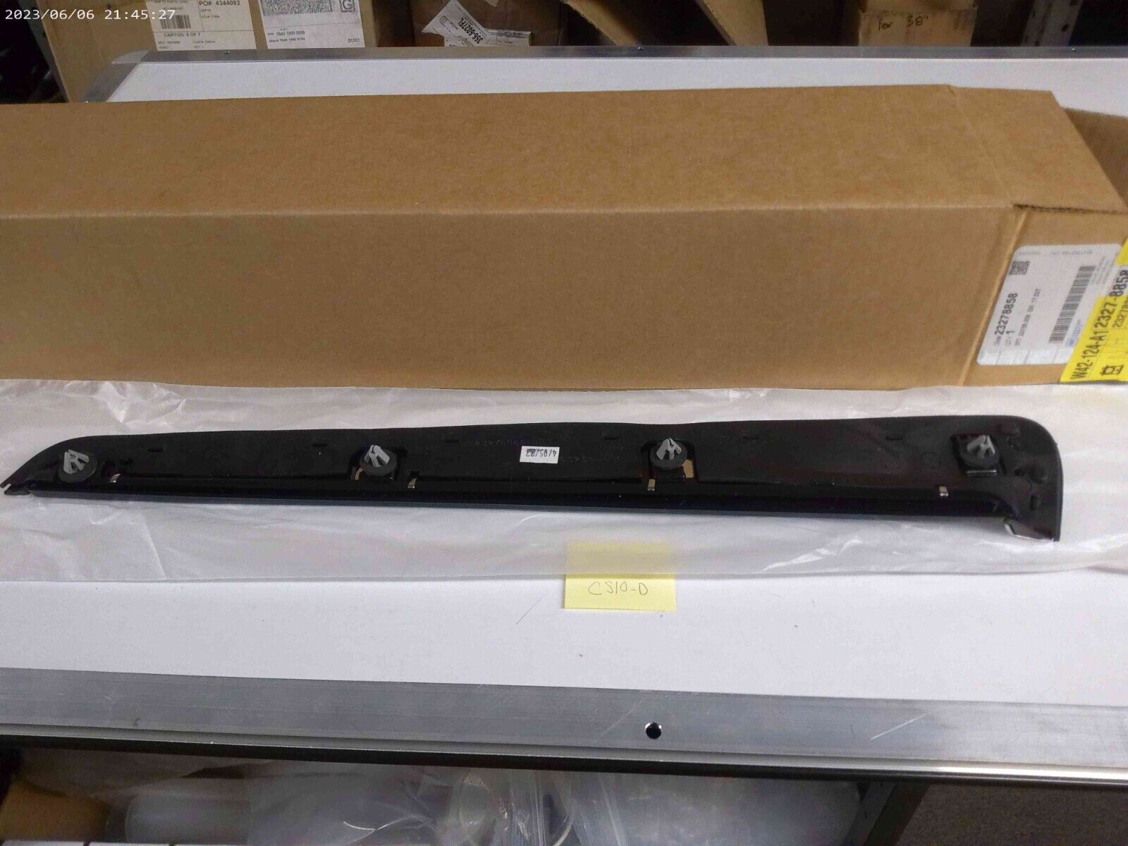 Genuine GM Passenger Side Body Side Rear Molding 23278858 | CS10-D