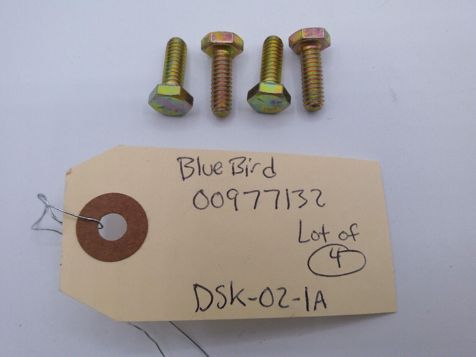 Genuine BlueBird Bus Part: 00977132 BOLT (Lot of 4) | DSK-01-1A
