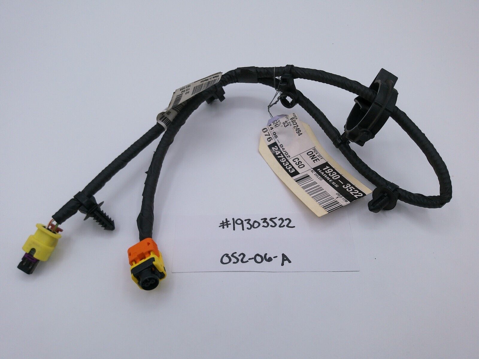 Genuine OEM GM Wire Harness 19303522 | OS2-06-A
