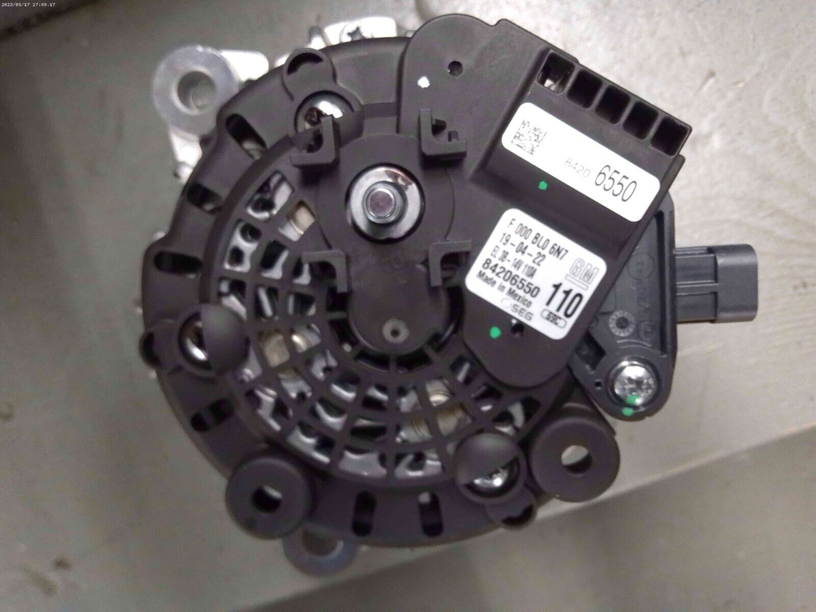 Alternator Genuine OEM GM 84206550 | CS16-D
