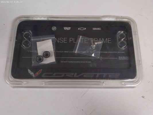 CORVETTE oem GM License Plate Metal Frame By Baron & Baron 19368108 | CAVE14