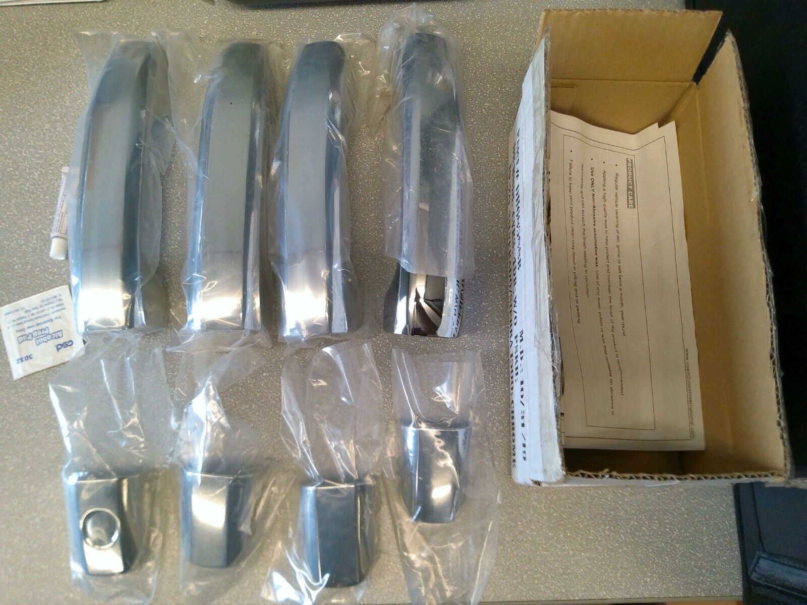 19-20 Silverado 1500 Sierra 4DR Chrome Door Handle Set DH68588B | CS11-C-T