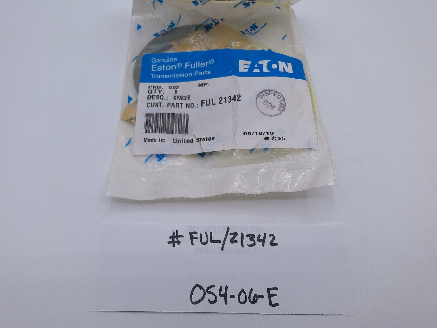 FULLER SPACER FUL-21342 *sealed pack* | OS4-06-E