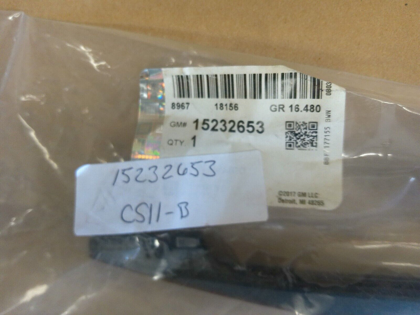 WINDSHIELD WIPER ARM REAR 07-09 TRAILBLAZER GENUINE OEM GM 15232653 | CS11-B