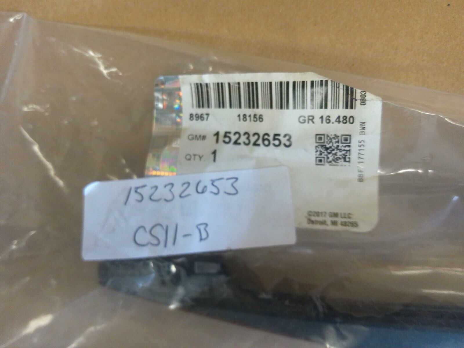 WINDSHIELD WIPER ARM REAR 07-09 TRAILBLAZER GENUINE OEM GM 15232653 | CS11-B