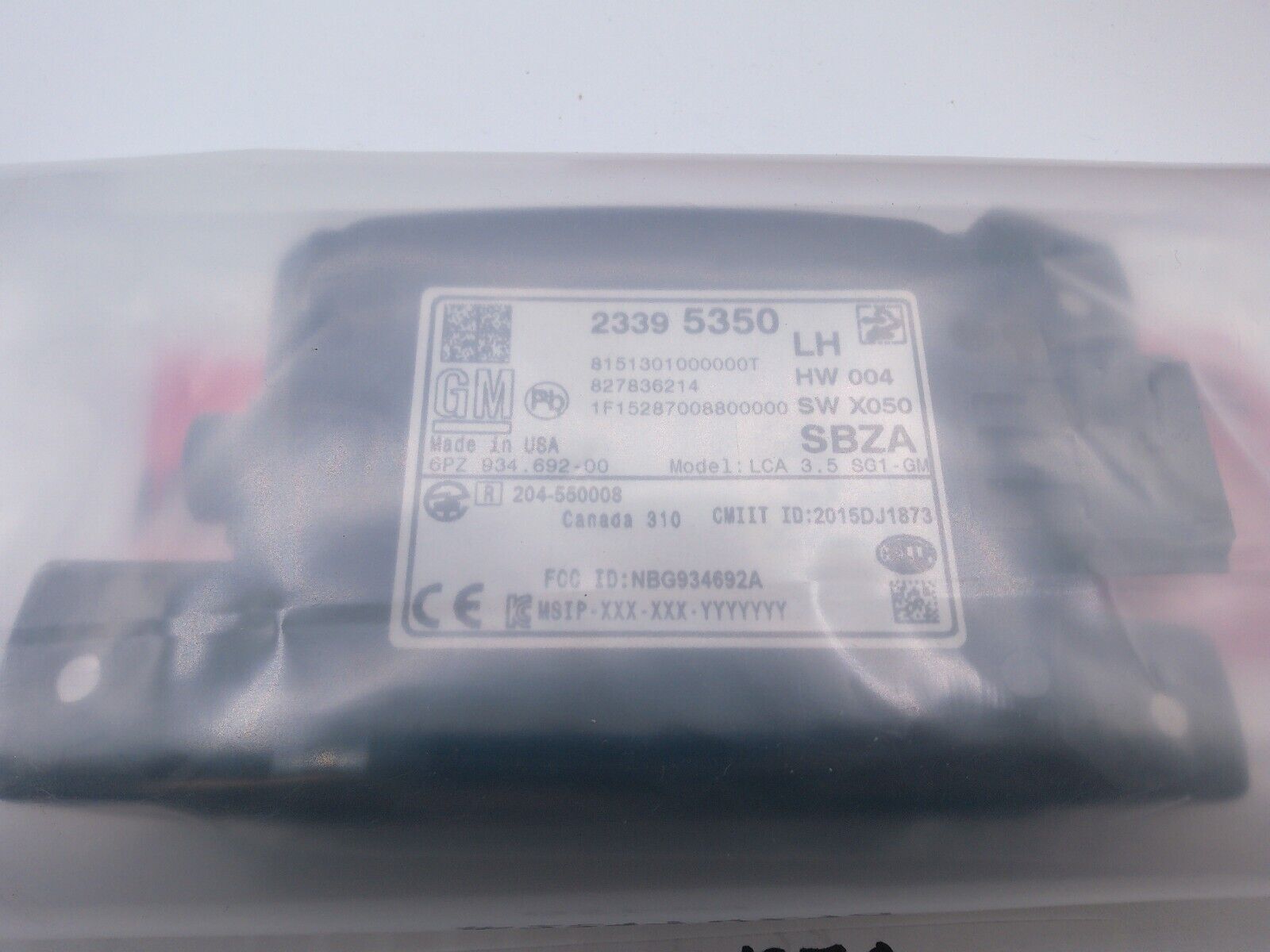 Genuine OEM Track Holding; Dead Angle Control Unit 22974270 | OS1-03