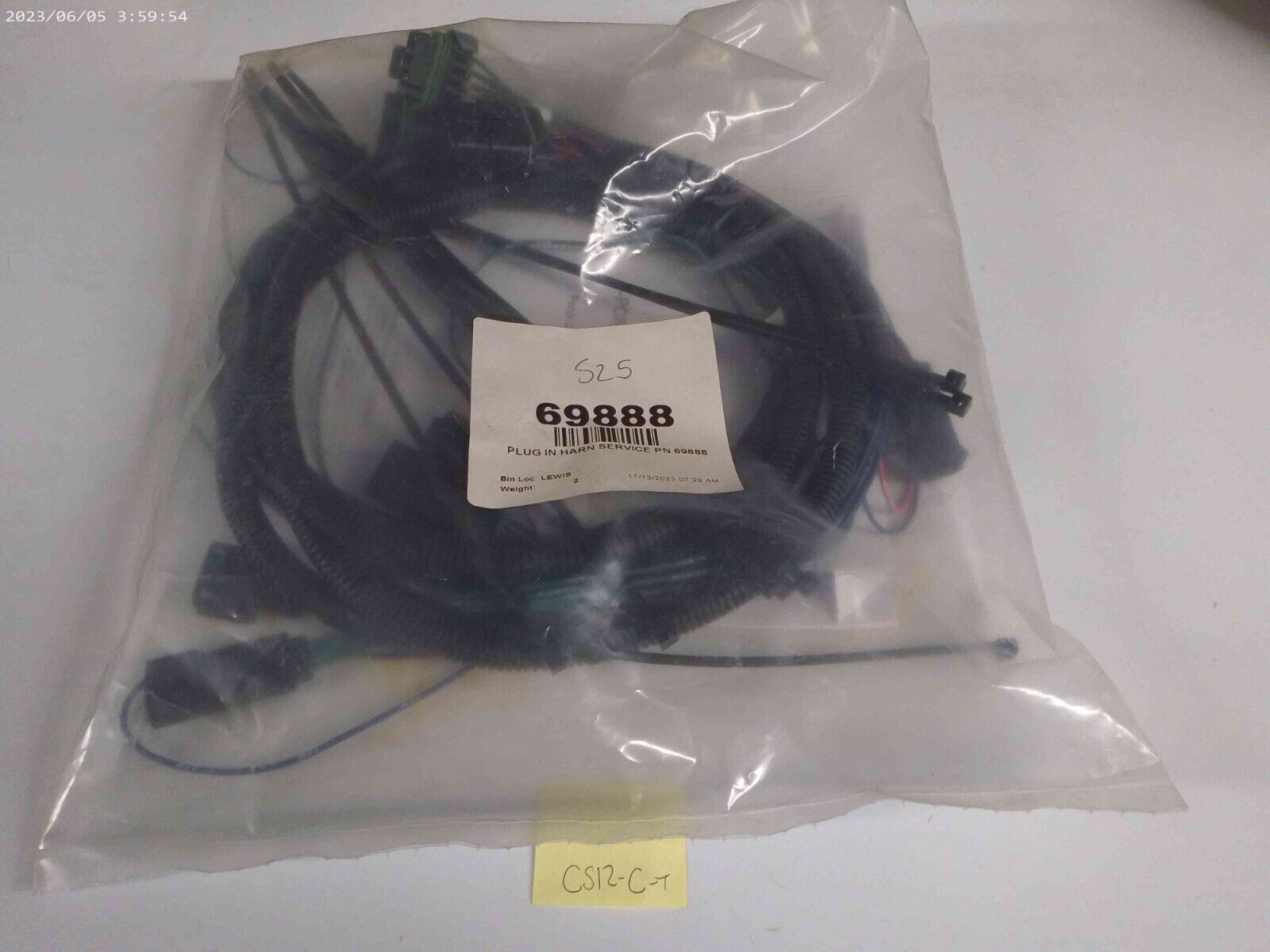 WESTERN FISHER PLOW 3 PORT LIGHT HARNESS 69888 | CS12-C-T