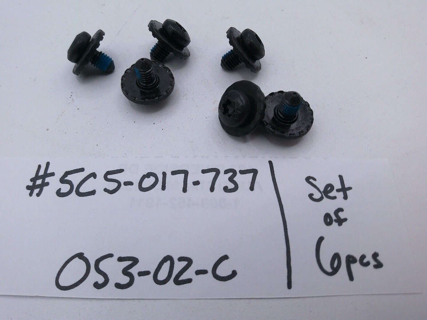 Genuine OEM VW Volkswagen Screw Set (6 Screws) 5C5-017-737 | OS3-02-C