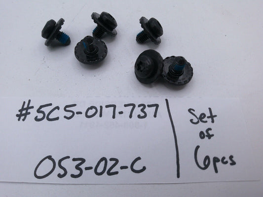 Genuine OEM VW Volkswagen Screw Set (6 Screws) 5C5-017-737 | OS3-02-C