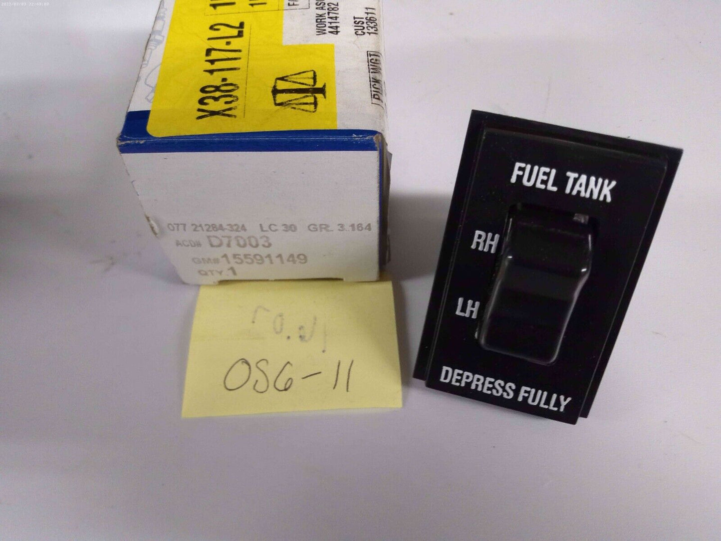 Genuine OEM GM AcDelco Fuel Tank Switch 15591149 | OS6-11