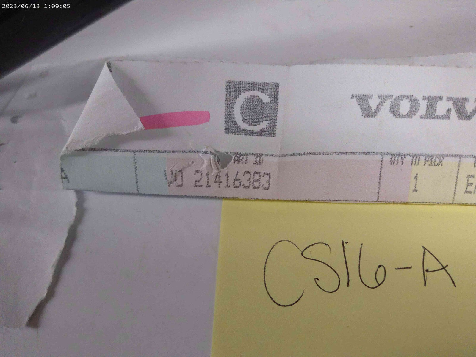 21416383 Genuine OEM Volvo Pipe | CS16-A