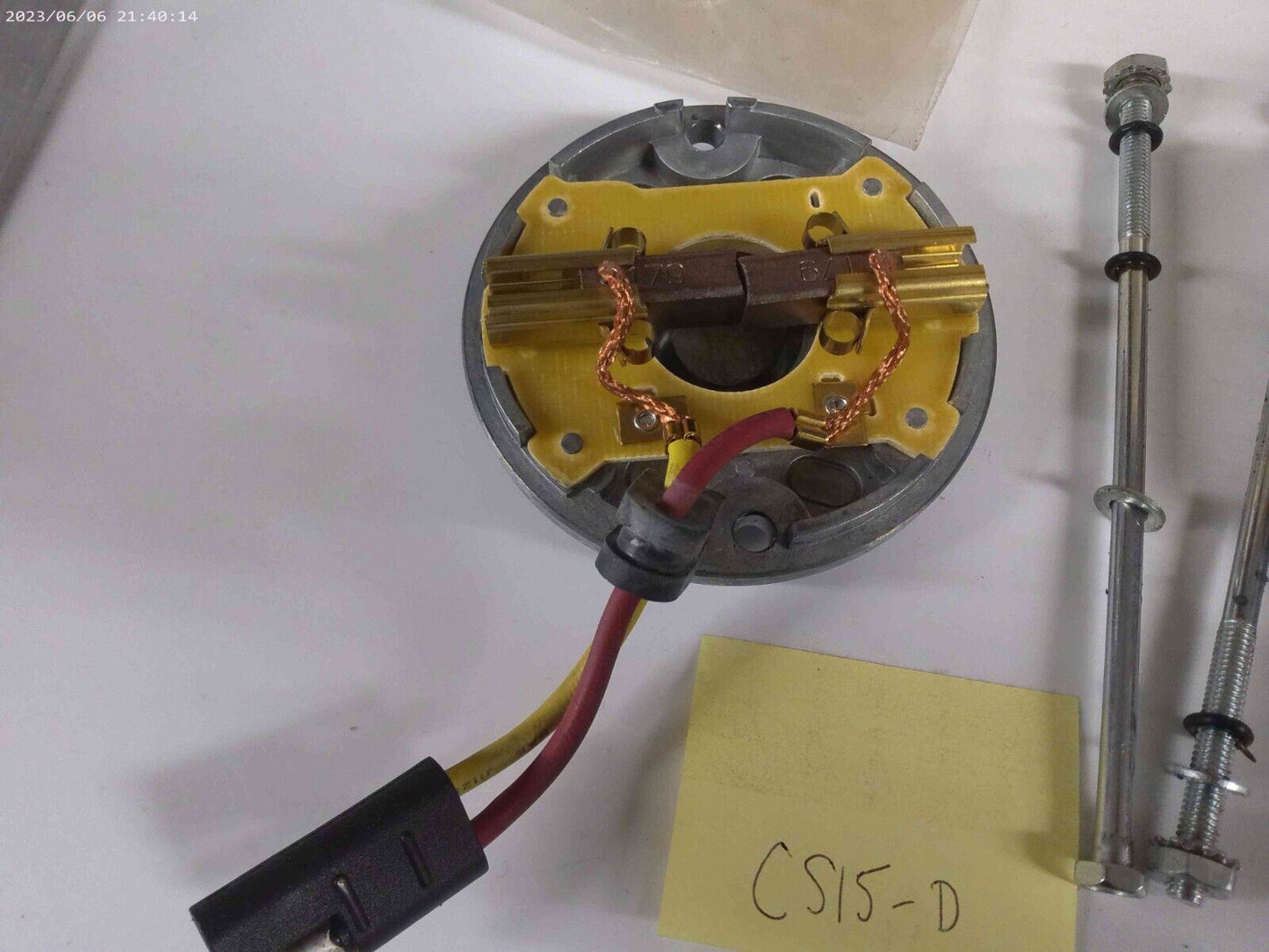 Genuine Fisher / Western Spreader Motor 75606 D6214 *PARTS - READ* | CS15-D
