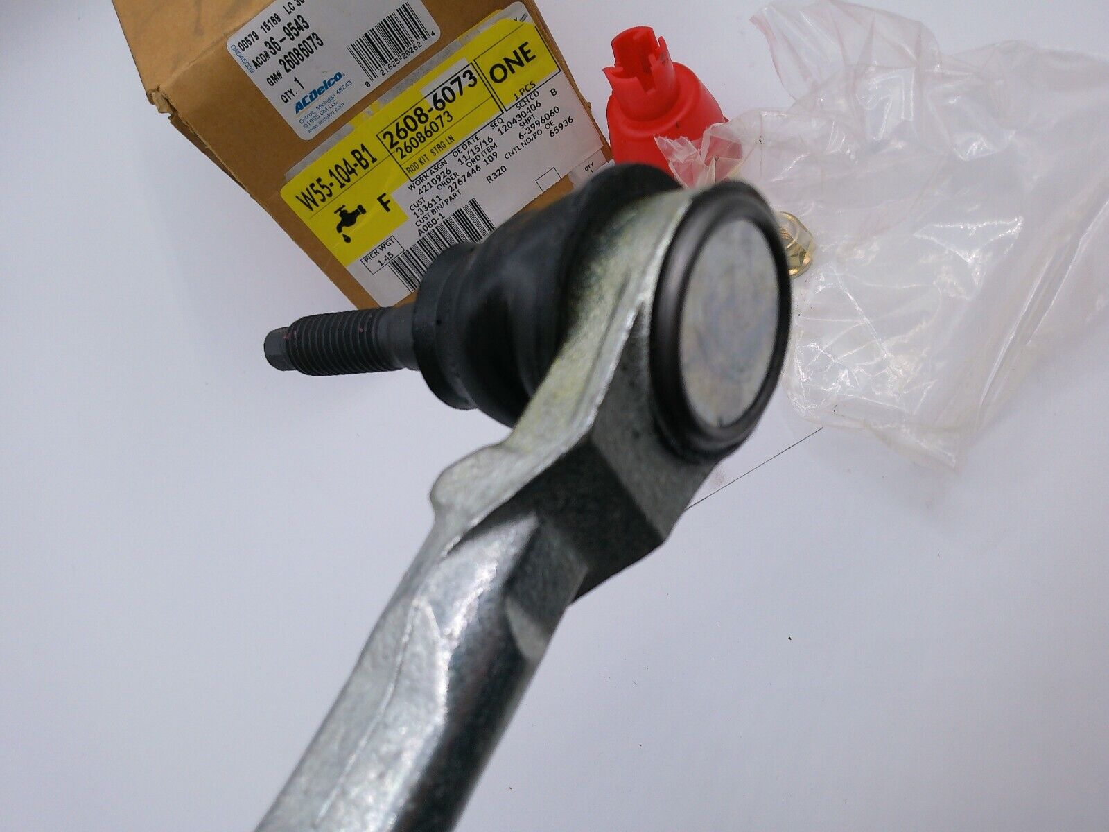 Genuine OEM # 26086073 GM DELCO # 36-9543 new Outer Tie Rod End | OS5-03