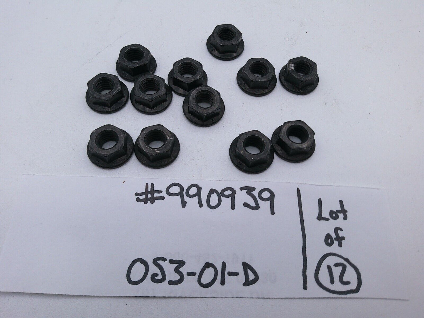 Genuine OEM Volvo 990939 Flange Nut Lot of (12) | OS3-01-D