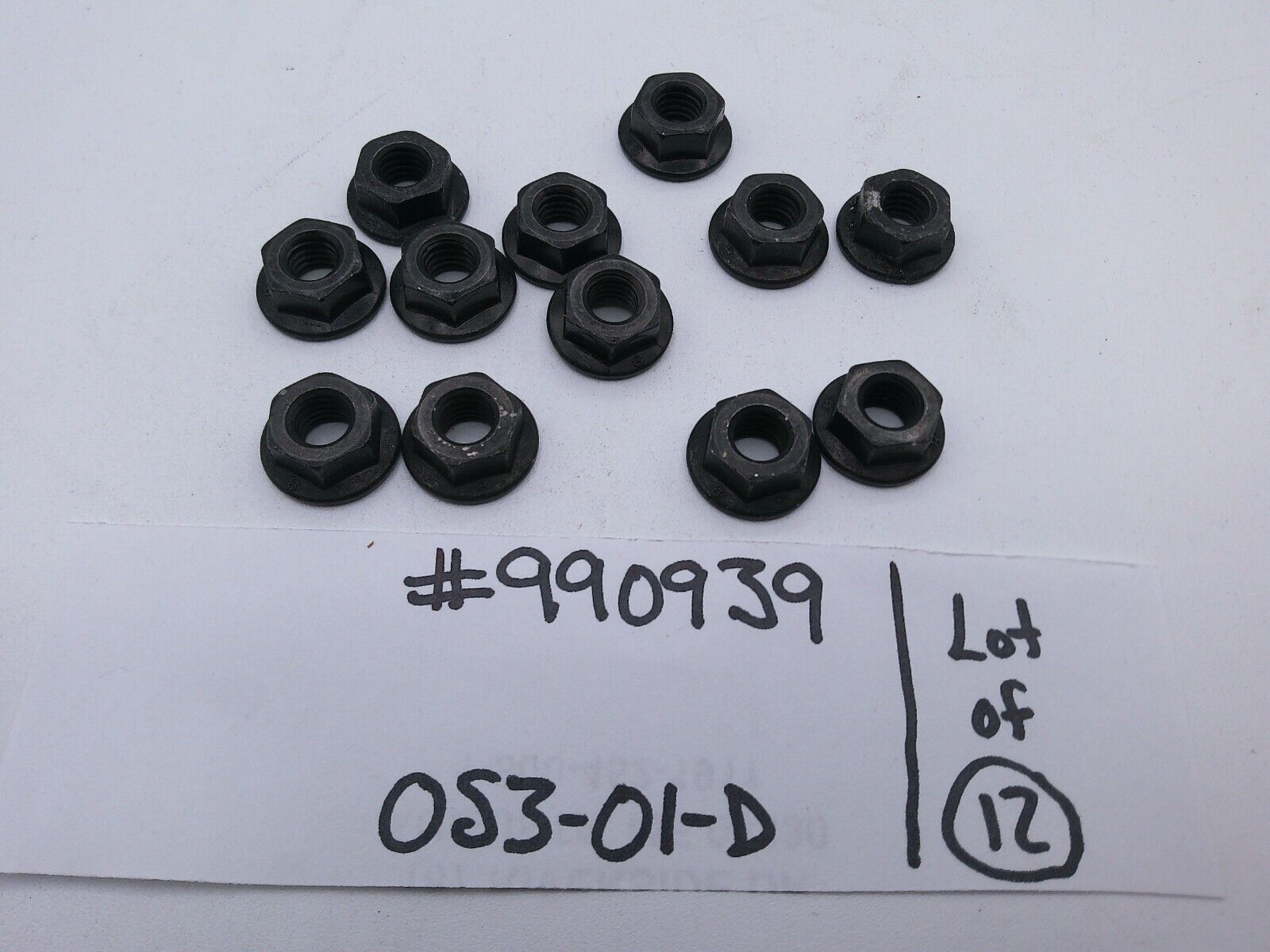 Genuine OEM Volvo 990939 Flange Nut Lot of (12) | OS3-01-D