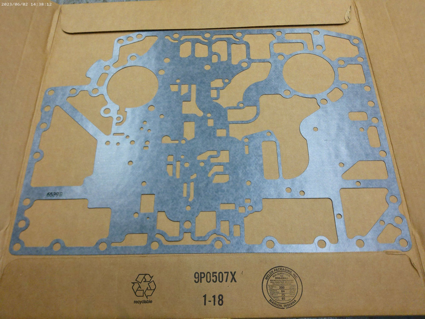 oem ALLISON "GASKET-PLATE, CHANNEL, HD6" 29546539 | OS-FL