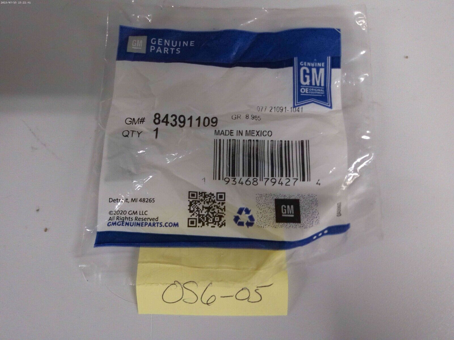 Genuine 15A GM OEM FUSE 84391109 | OS6-05