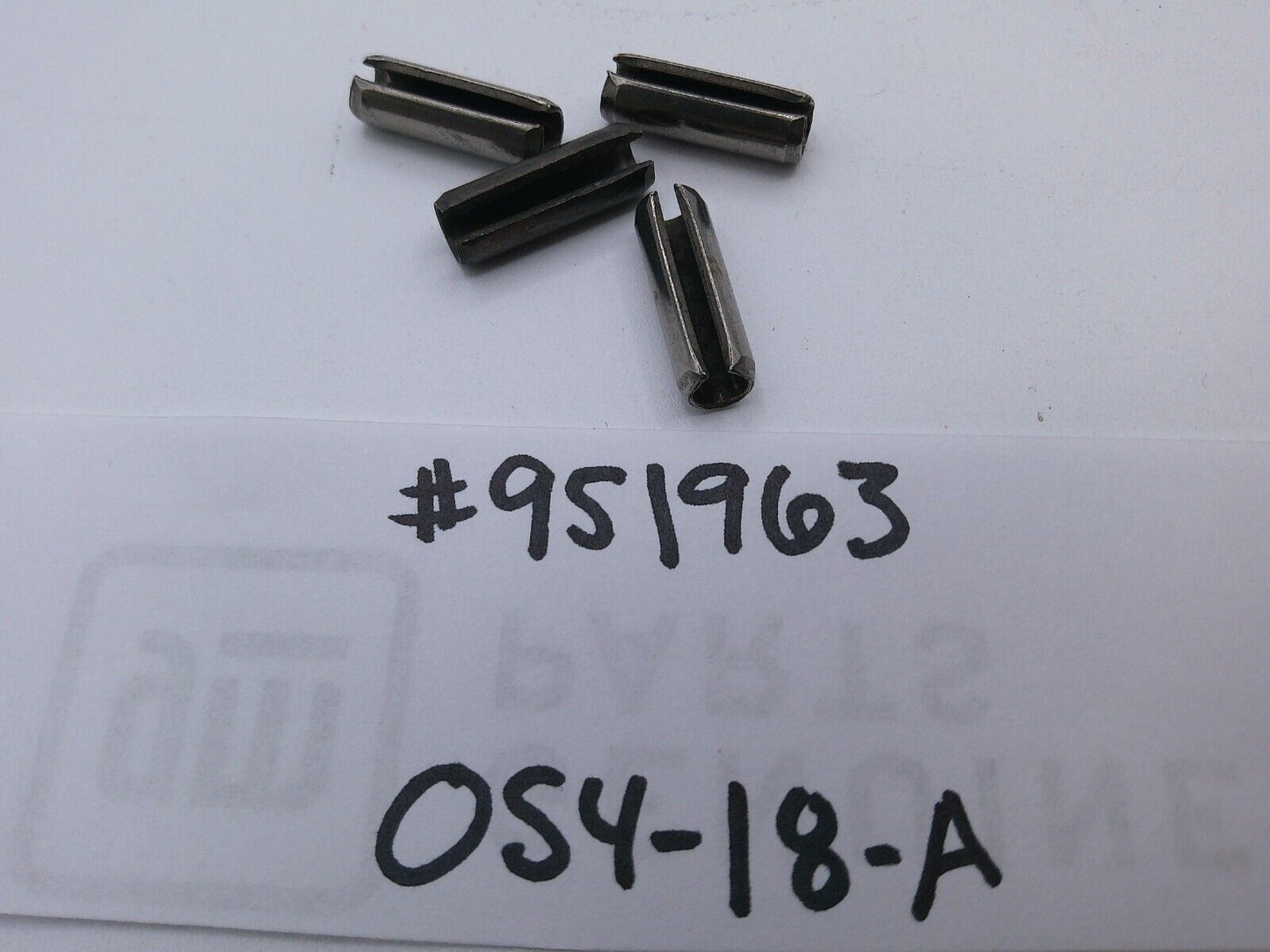 Genuine Volvo 951963 Spring Pin OEM Lot of (4) | OS4-18-A