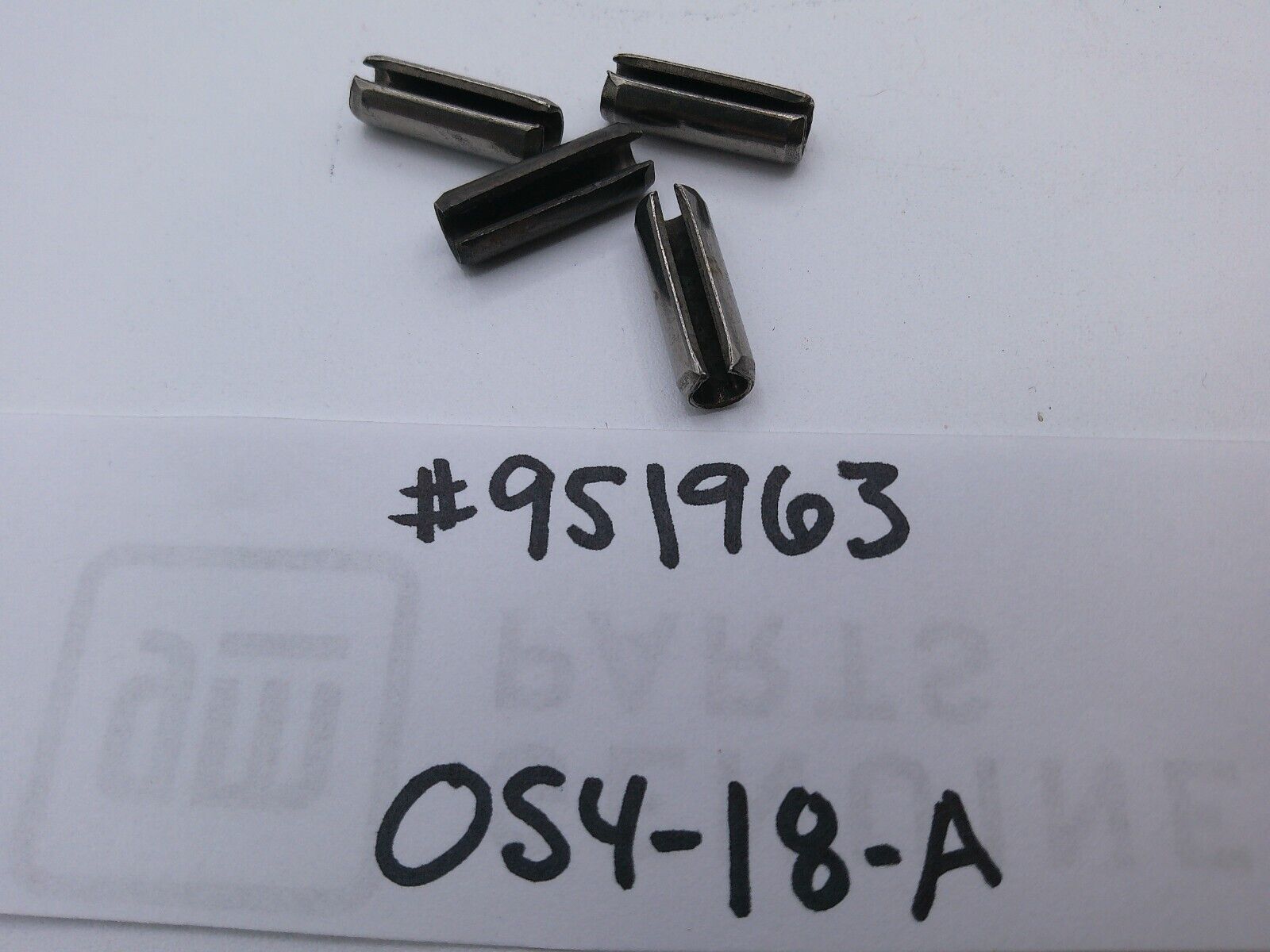 Genuine Volvo 951963 Spring Pin OEM Lot of (4) | OS4-18-A