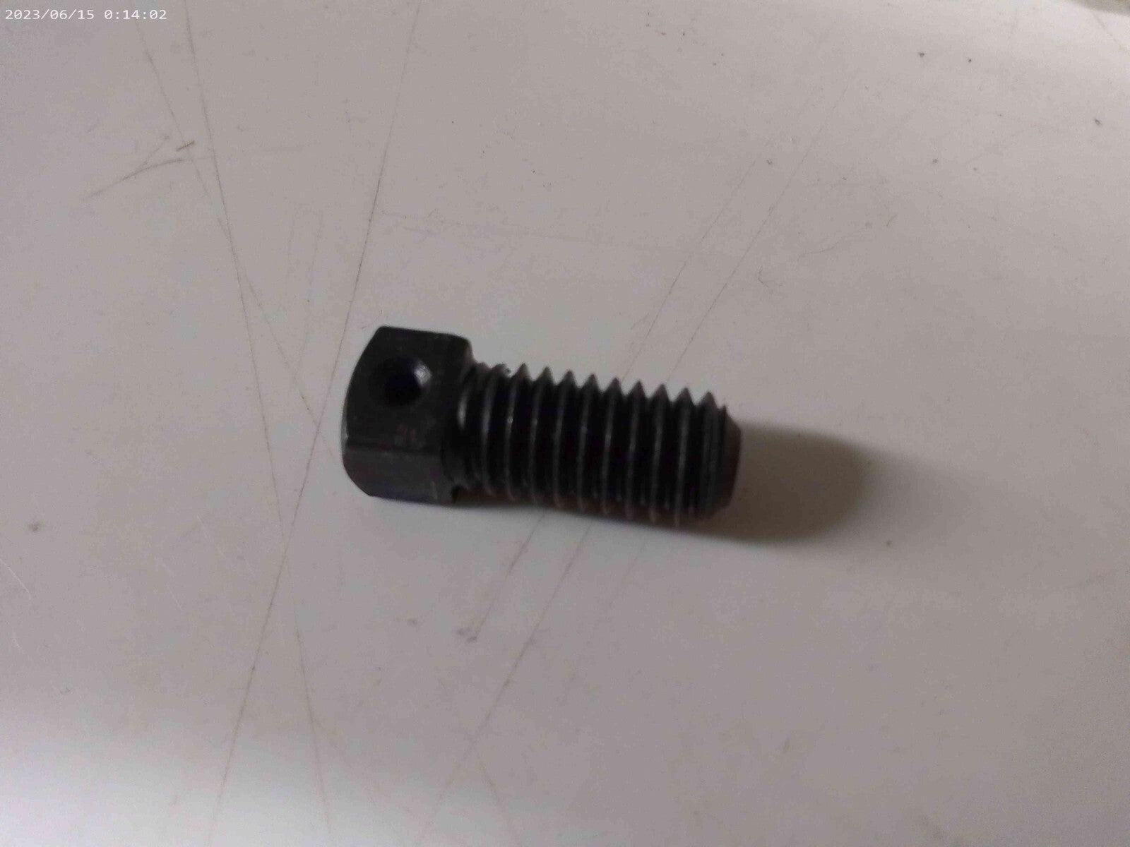 3/8-16 X 3/4 Square Head Set Screw, Cup Point w/ hole Qty. (24) | OS7-07-A