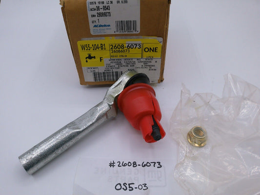 Genuine OEM # 26086073 GM DELCO # 36-9543 new Outer Tie Rod End | OS5-03