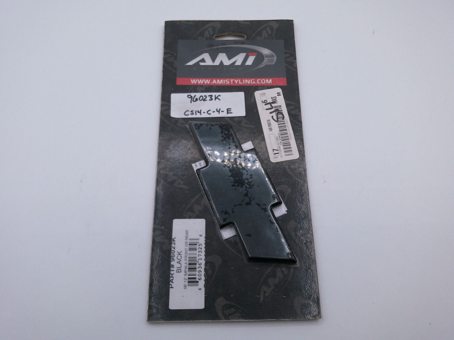AMI Billet Bowtie Tailgate Emblem Glossy Black #96023K 06-12 Impala | CS14-C-4-E