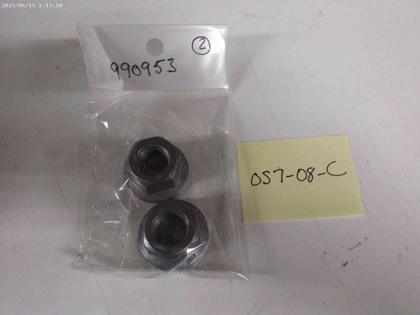 Volvo 990953 Flange Lock Nut M14, 15.9mm Qty. (2) | OS7-08-C