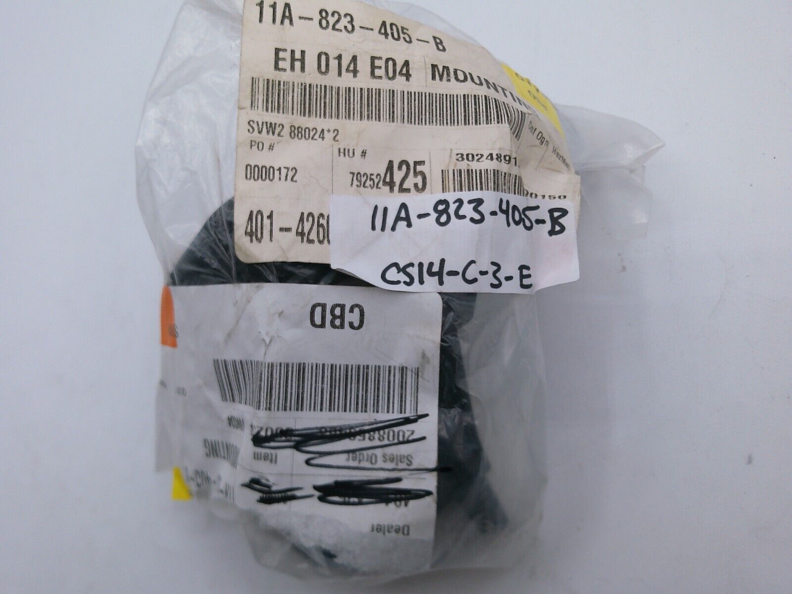 Genuine OEM Volkswagen Hood Hinge Bracket 11A-823-405-B | CS14-C-3-E