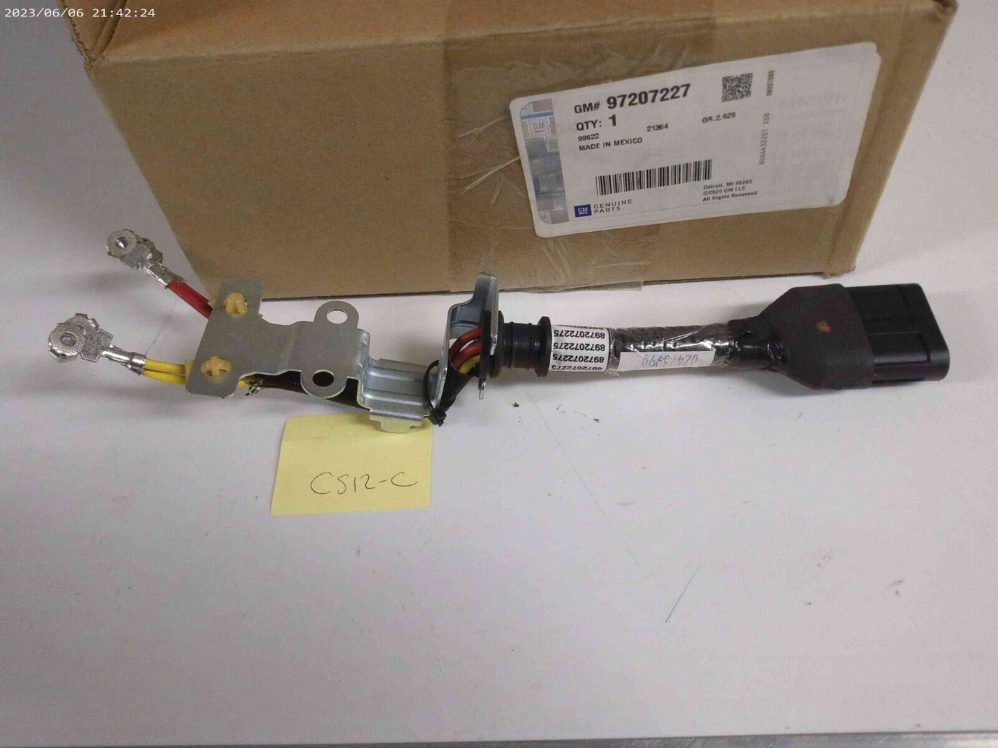 Genuine OEM GM Fuel Injector Wiring Harness 97207227 | CS12-6