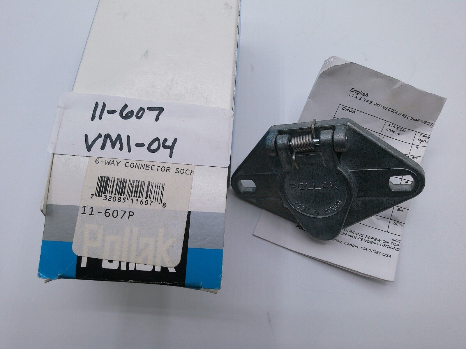 POLLAK 11-607P 6-Way Connector Socket | VM1-04