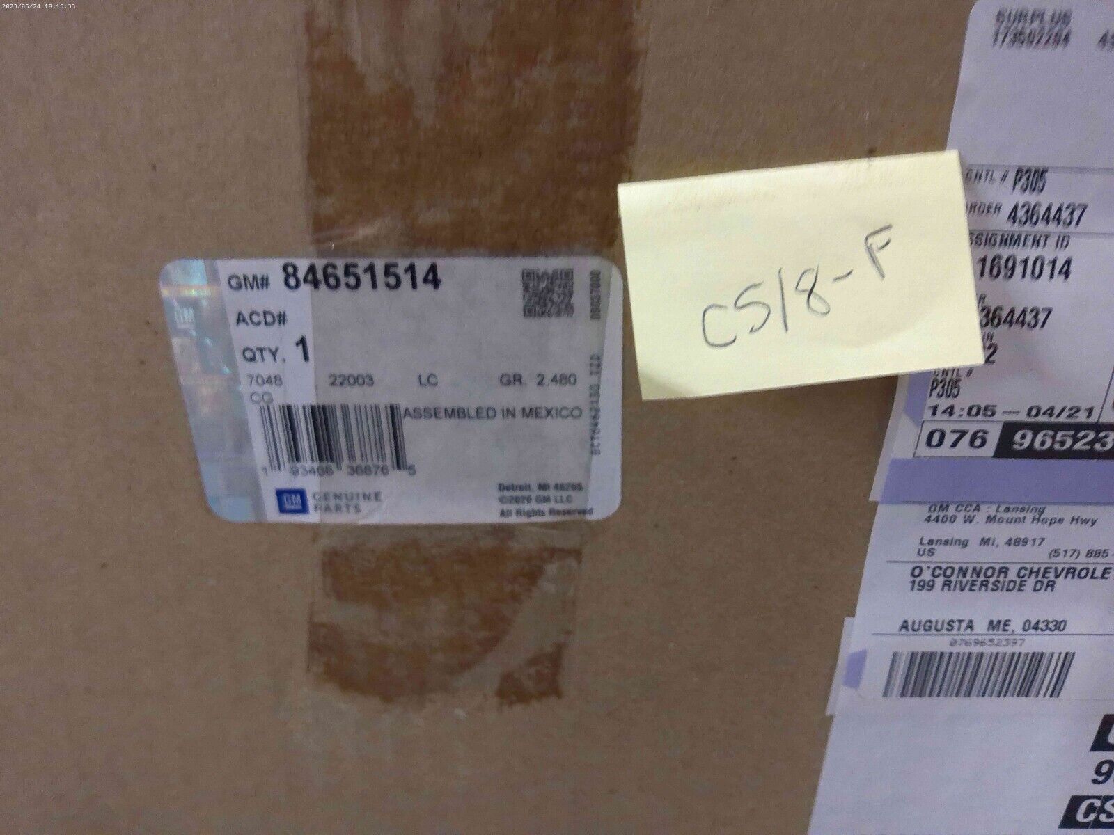 Genuine GM Chassis Wiring Harness 84651513 | CS18-F