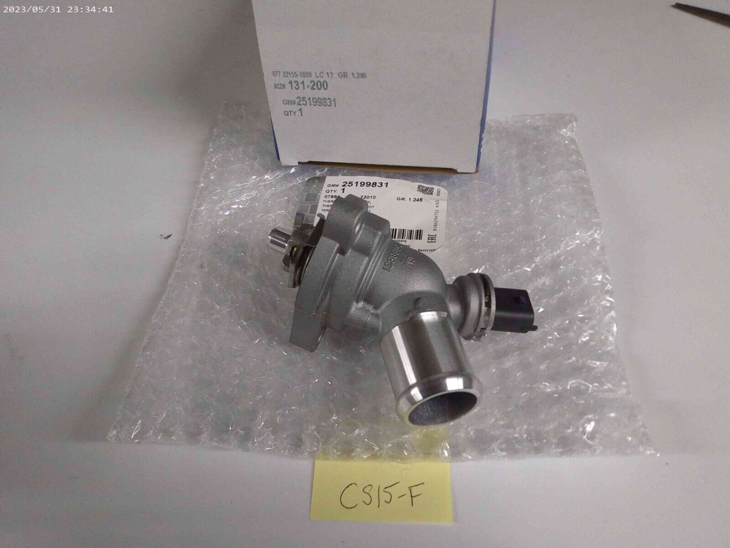 OEM GM Coolant Thermostat Unit 25199831 | CS15-F