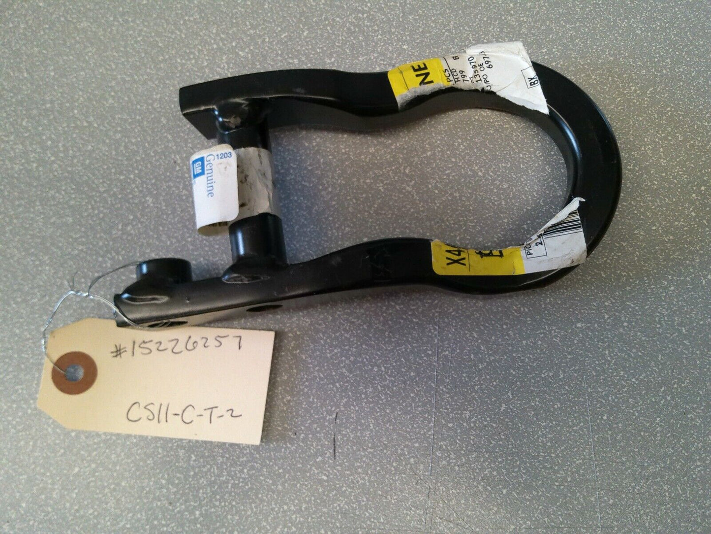 OEM 2007-2019 Sierra Silverado 1500 Front Frame Tow Hook 15226257 | CS11-C-T-2
